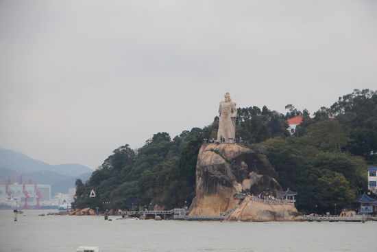 Blick von Xiamen auf Gulangyu