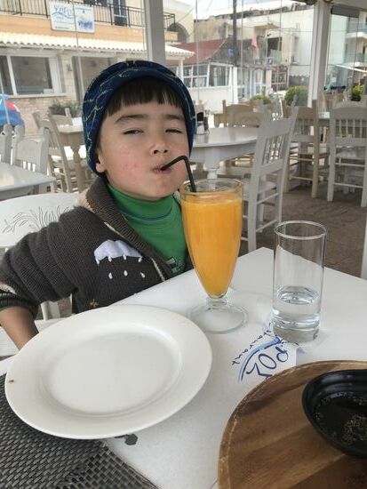 Überall wo wir hin gingen tranken wir frisch gepressten Orangensaft