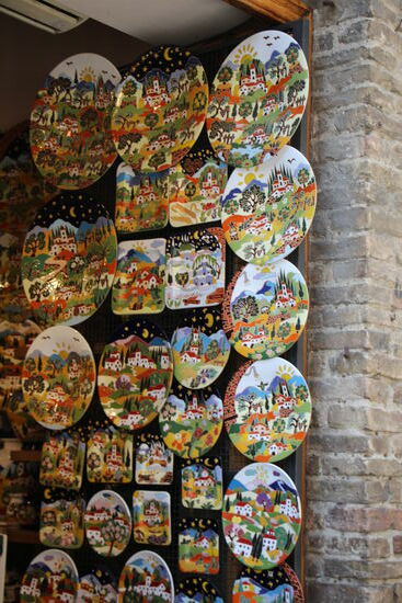 Landschaften der Toskana als gängiges Touristensouvenir