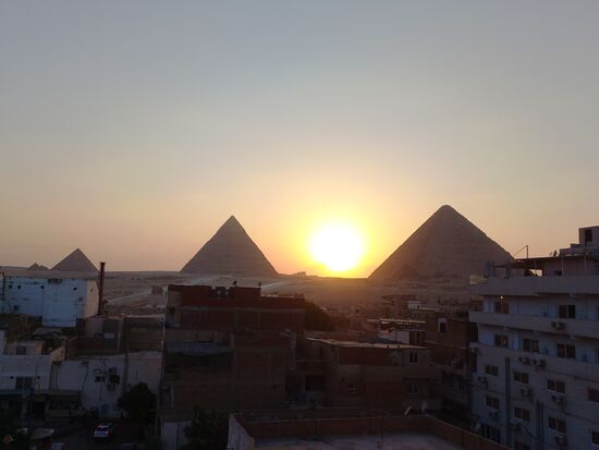 Blick von unserer Dachterasse