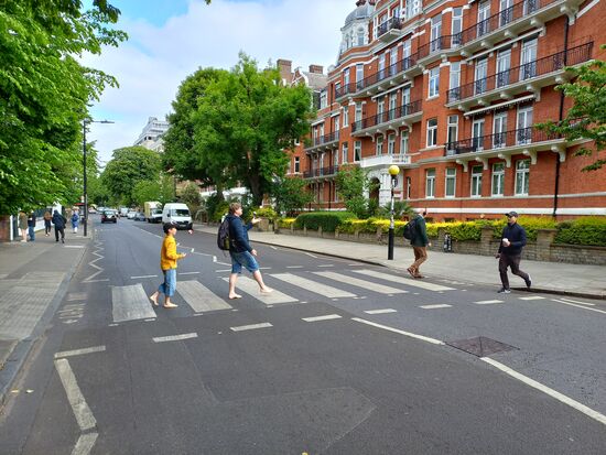 Ich hätte jetzt gar nicht gedacht, dass es für einen so ein heiliger Moment sein kann, über die Abbey Road zu gehen.