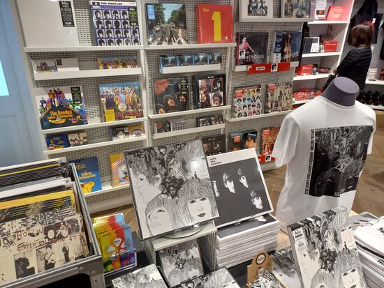 Der Abbey Road Store ist natürlich ein absolutes Muß für jeden Beatles-Fan.