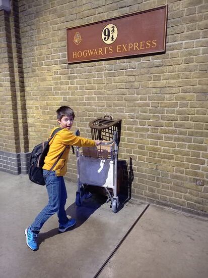 Und dann nochmal zum Bahnsteig 9 3/4 - diesmal allerdings in den Filmstudios