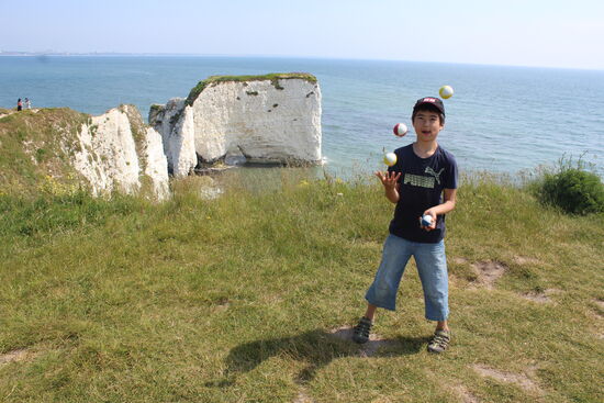 Natürlich wurden auch wieder Jongliervideos gedreht.