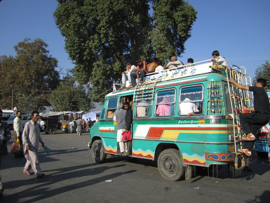 unterwegs in die Berge