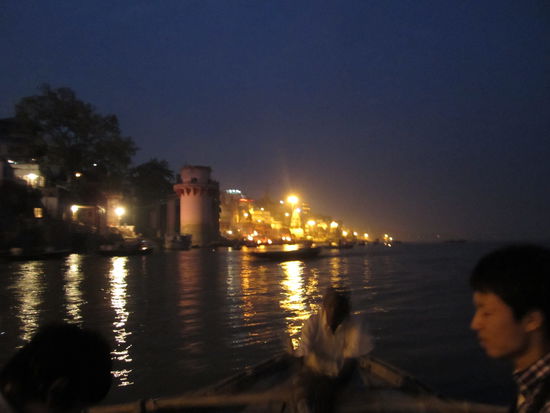 in Varanasi am Ganges