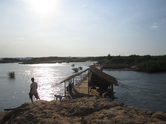 ... Badeplatz am Mekong