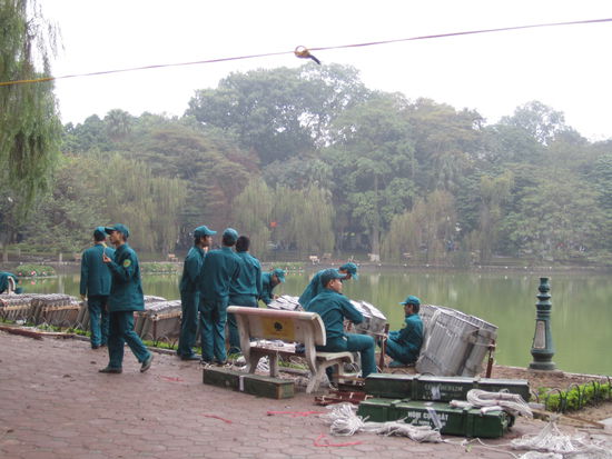 ... Vorbereitungen für Chinese New Year ...