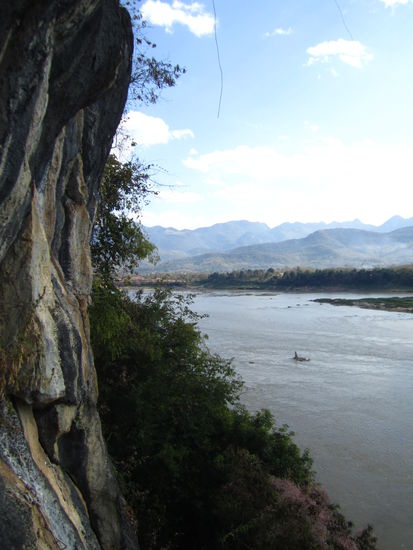 ... beim Klettern ...