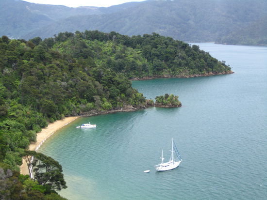 ... Weg nach Nelson ...