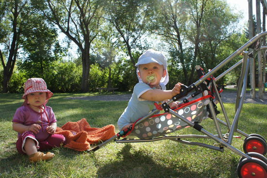 gespielt wird am liebsten mit dem Buggy - deshalb haben wir jetzt 2 (Walmart Super Center: 15$)