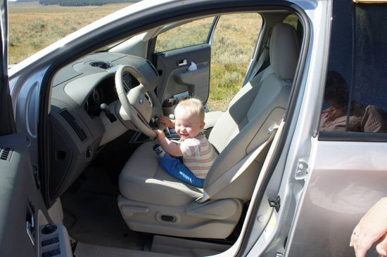 Bei uns darf jeder mal ans Steuer!