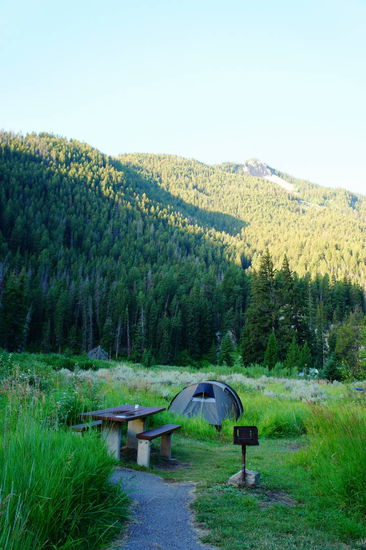 Camping am Hoback River