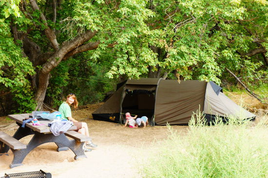 Schattenplatz im Echo Park