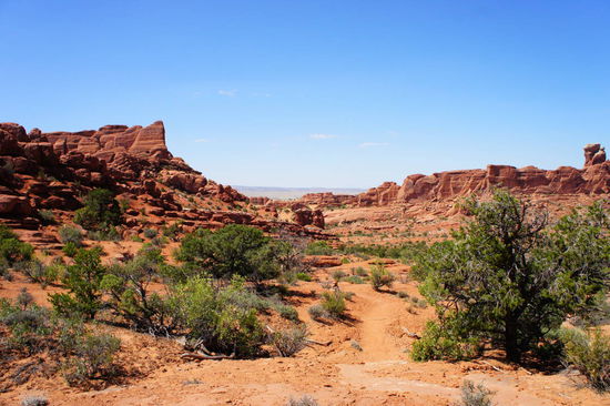 der Weg zum Tower Arch