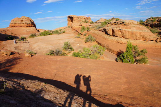 unterwegs zum Delicate Arch.....