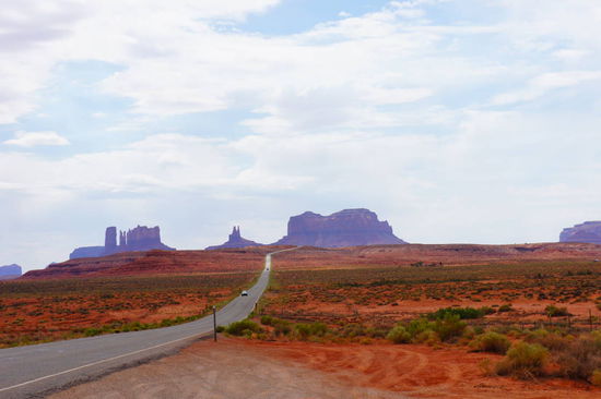 Einfahrt ins Monument Valley