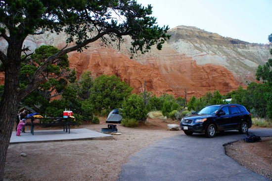 Campsite im Kodachrome Basin State Park