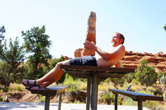 Das "Wahrzeichen" des Kodachrome Basin