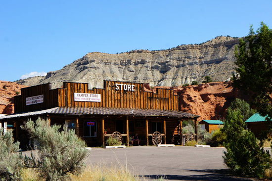 Der Parkstore im schönsten Wildwest-Look