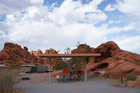Campsite im Valley of Fire