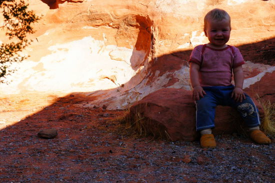 Ich bin schon groß und kann richtig sitzen