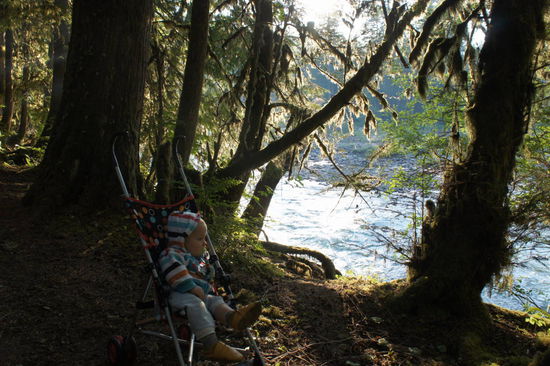 mit Karlo am Wildbach