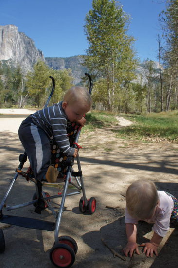 die Kinder spielen...