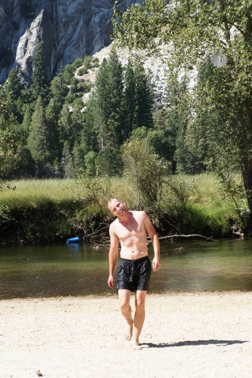 .... und Papa geht baden