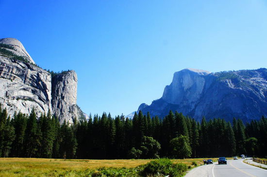 Halfdome vom Valley aus gesehen