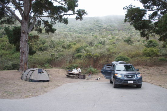 Campsite im Los Osos State Park