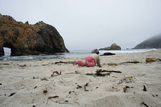 Betty bei einem der vielen "Ausreissversuche"