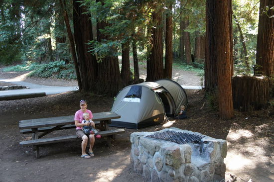 unser letzer Campground auf unserer Reise im Mt. Madonne County Park