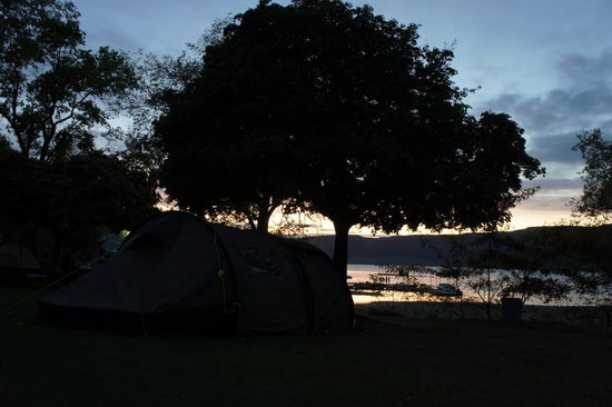 Abendstimmung am Campsite