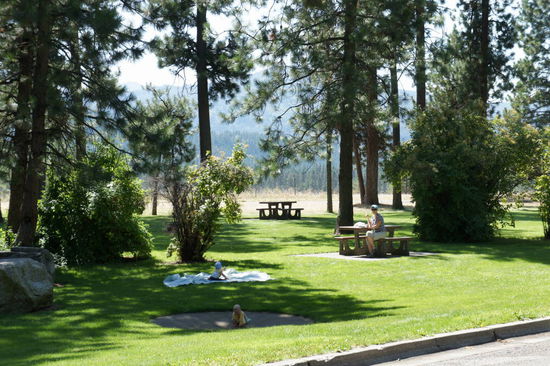 Rastplatz an der Interstate 90 in Idaho