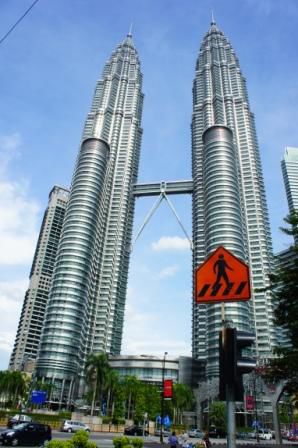 beeindruckend die Petronas Towers in KL