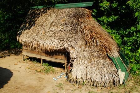 die Hütten der Orang Asli