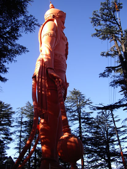 Hanuman Statue - wacht über die Stadt Shimla
