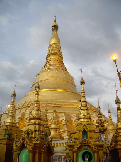 Pagoda am späten Nachmittag