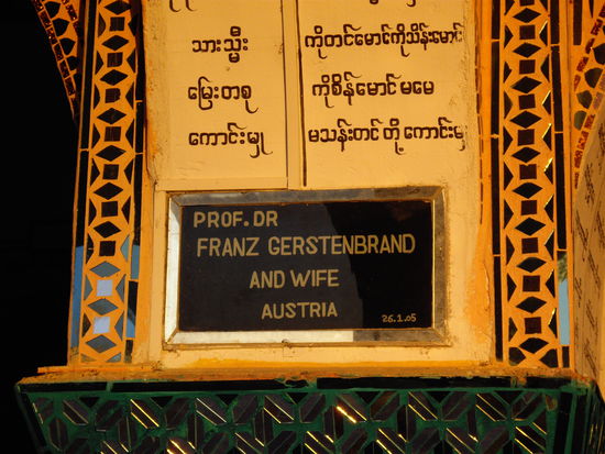 die Österreicher sind überall, selbst am Mandalay Hill!