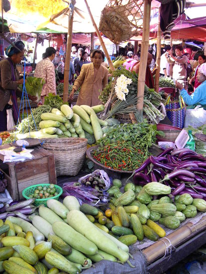 Markttag in Nyaung Shwe