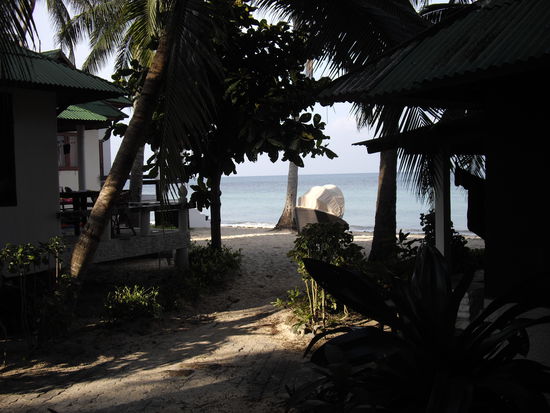 Der Blick von unserer Terrasse!