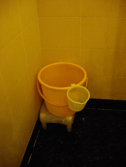 Dusche - indian style