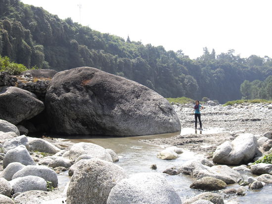 Fluss unter unserem Camp