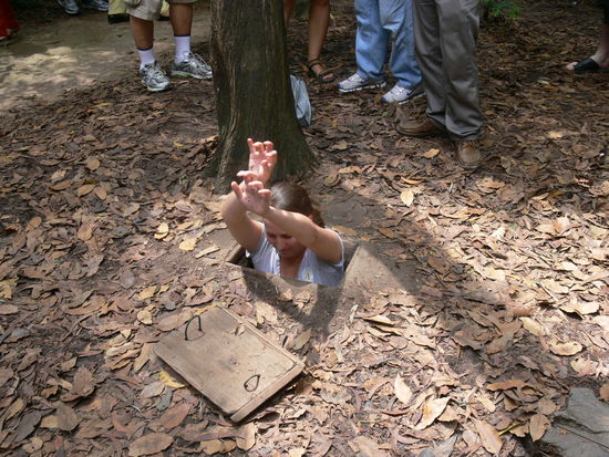 Ein Eingang zu dem 240 km langen Labyrinth