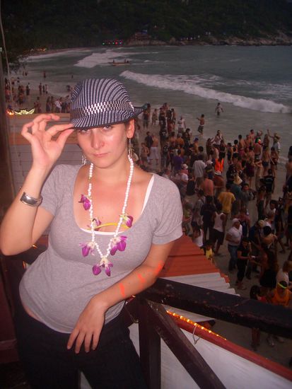 kurz vorm heimgehn (der Strand lehrt sich um 7:00 und alle gehen zu den Afterparty-Discos)