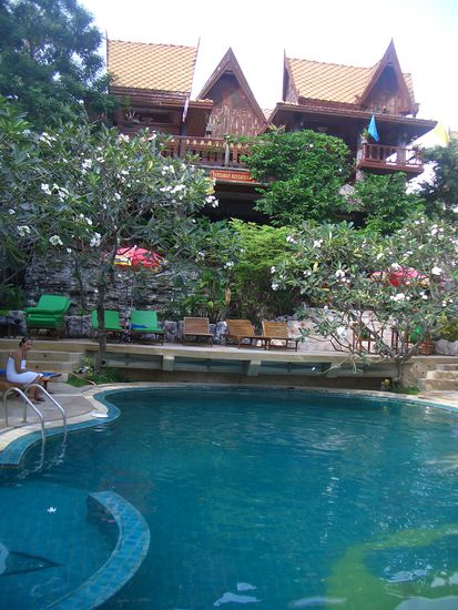 Teil der Hotelanlage