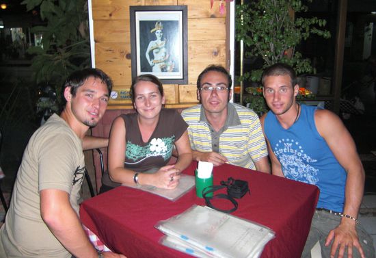 Wir mit Freunden aus der Heimat (Pascal und Andreas)