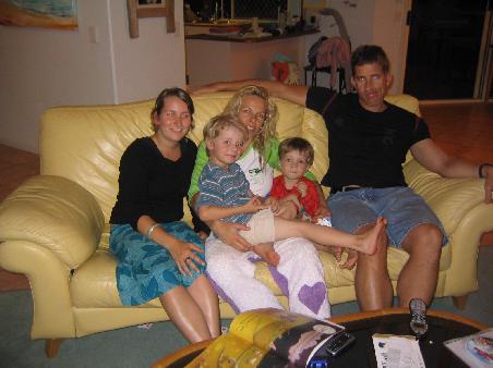 Verena, Bailey, Lisa, Hunter und Brett