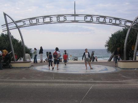 Strand von Surfers Paradise